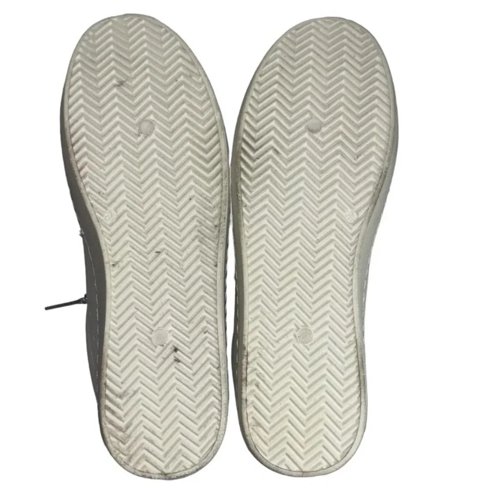 Vintage Havana Sneakers White Silver Shimmer Star Slip On Carla Women’s Size 8.5